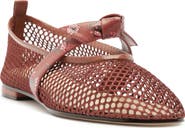 Alexandre Birman x Agua by Agua Bendita Clarita Mesh Mary Jane Ballet Flat