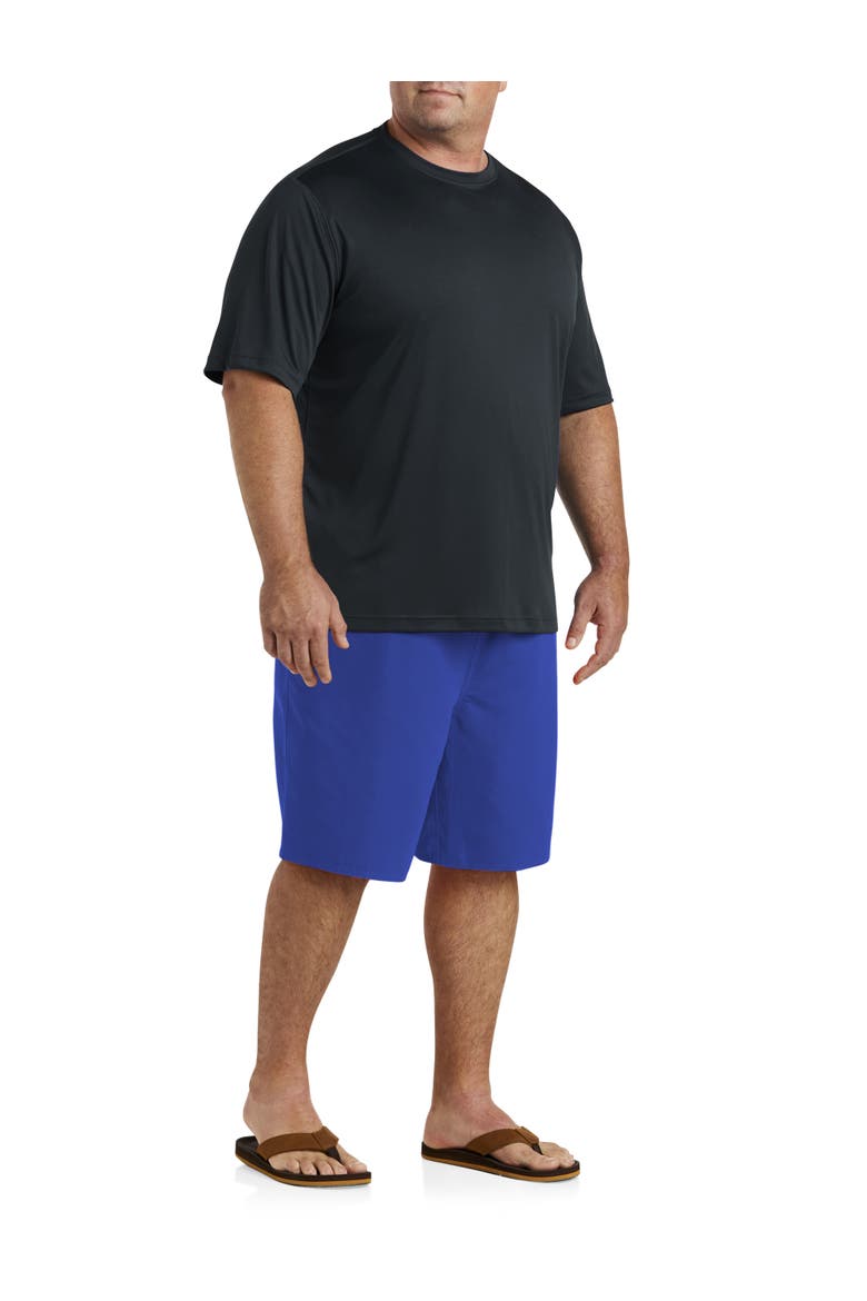Big & Tall Quick-Dry Swim Trunks, Alternate, color, BLUE