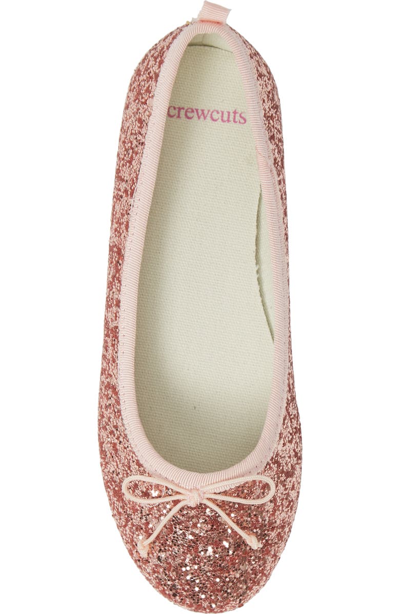 crewcuts by J.Crew Glitter Ballet Flat, Alternate, color,