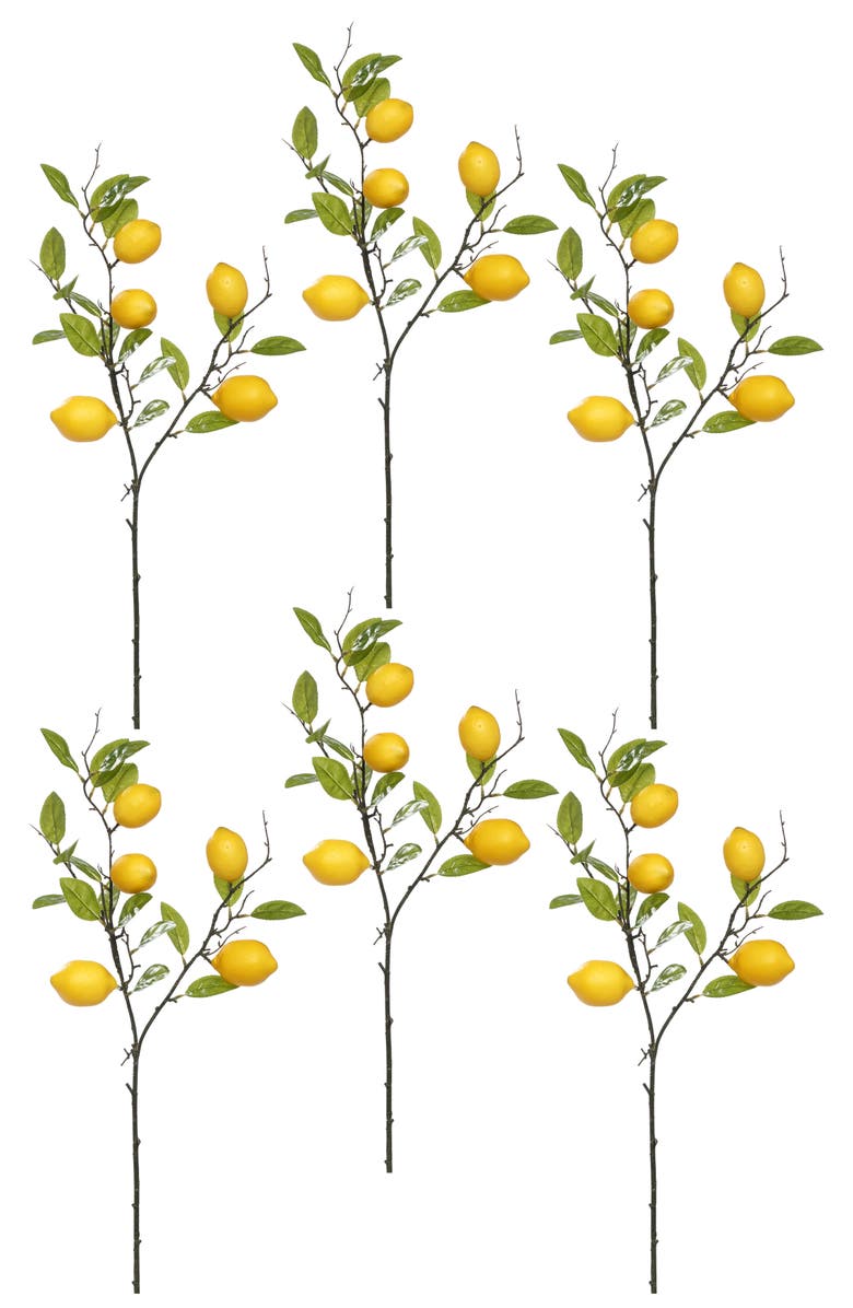 Mark Roberts Lemon Spray, Box of 6, Alternate, color, Yellow