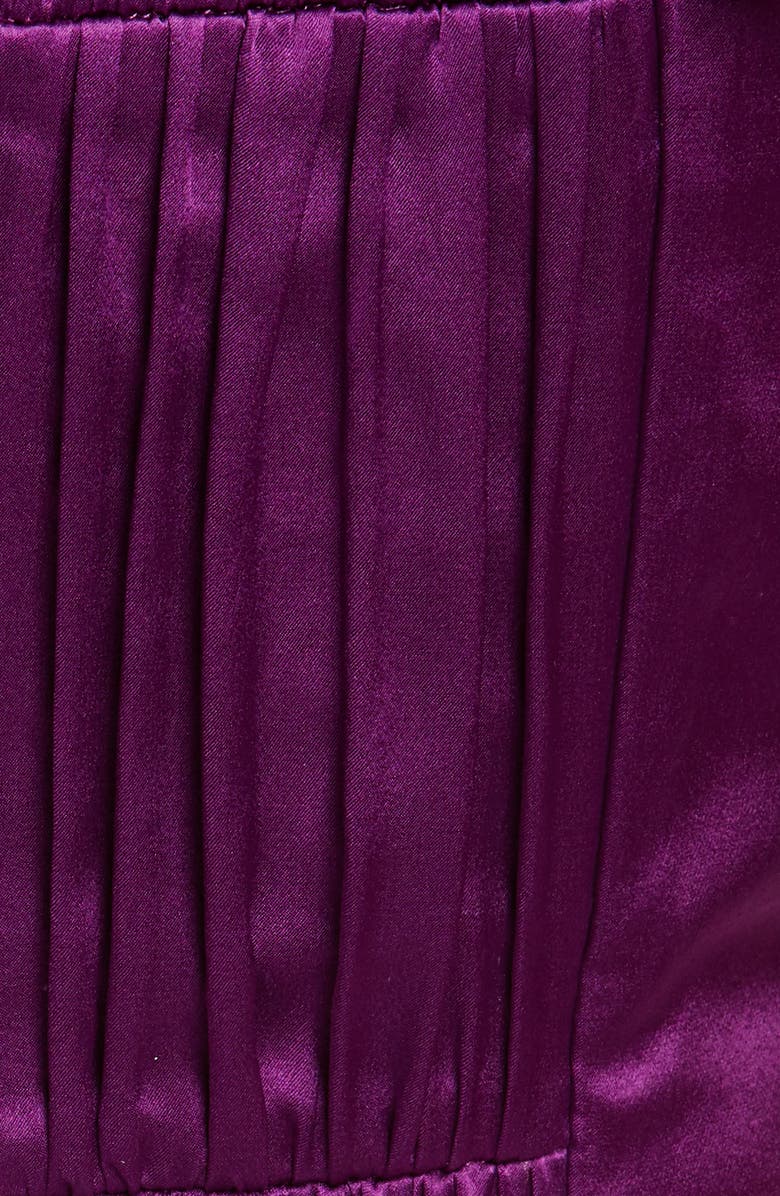 AMUR Winnie Silk Satin Off the Shoulder Top, Alternate, color,