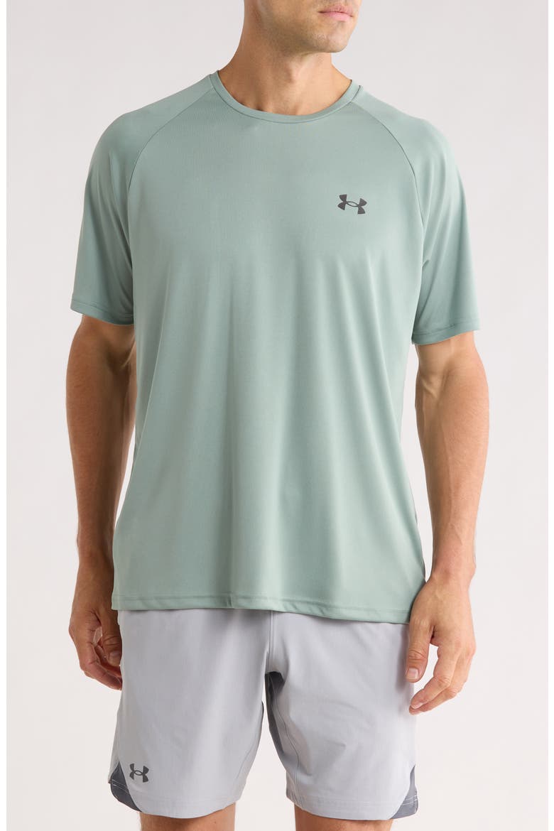 Velocity 2.0 Raglan Sleeve T-Shirt, Main, color, SILICA GREEN
