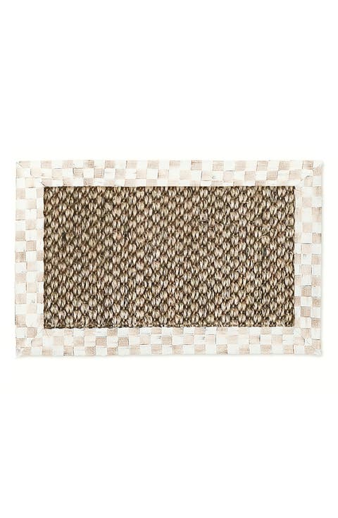 Mocha Check Chunky Sisal Rug