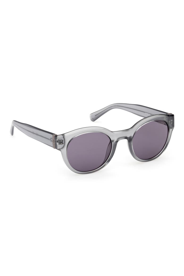 Round Sunglasses, Alternate, color, GREY/ VIOLET