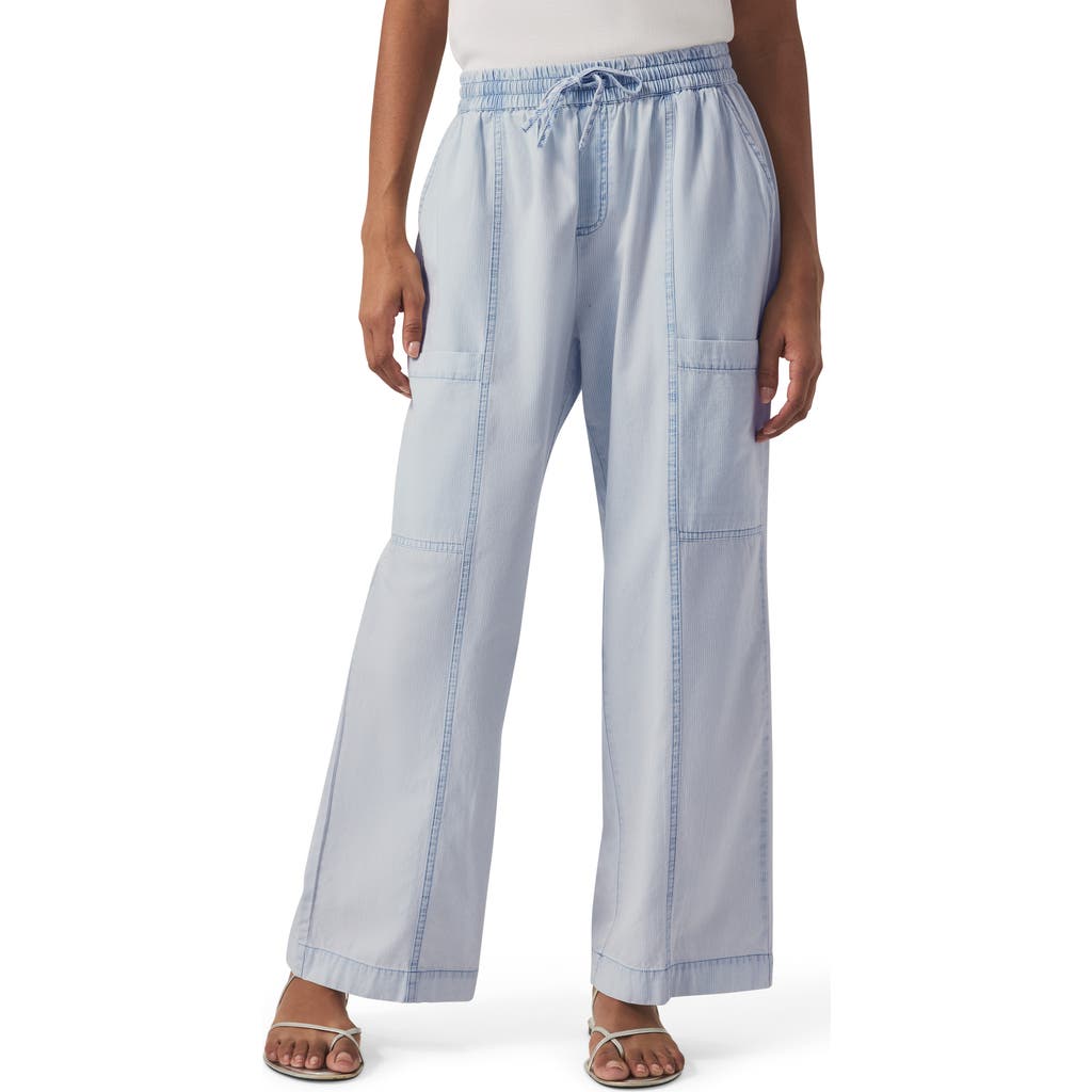 Splendid Indigo Stripe Wide Leg Pants