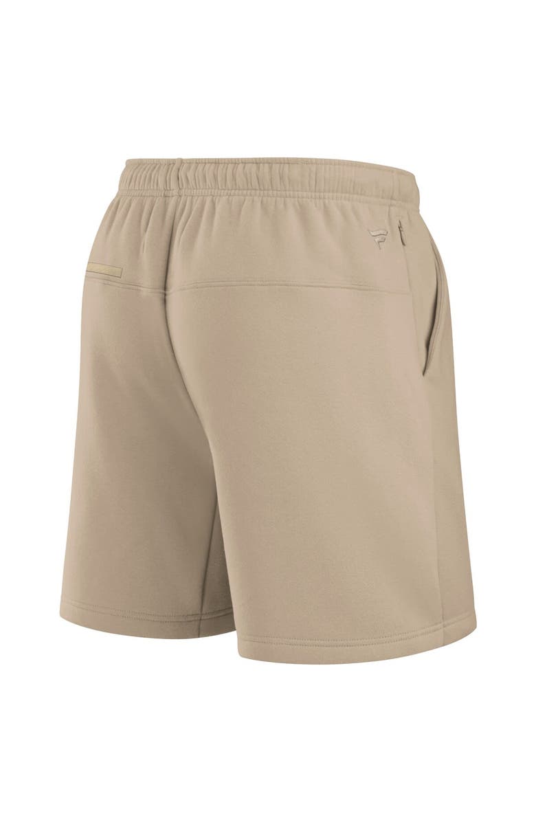Fanatics Signature Unisex Fanatics Signature Khaki San Diego Padres Elements Super Soft Fleece Shorts, Alternate, color,