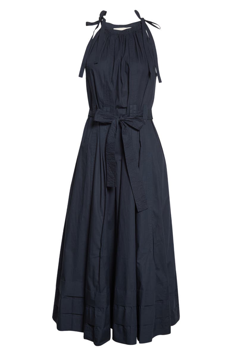 Ulla Johnson Joni Halter Neck Cotton Dress, Alternate, color,