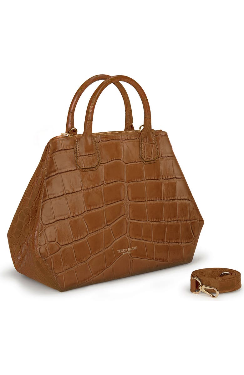 Teddy Blake Vera Croco 14", Alternate, color, Camelbrown