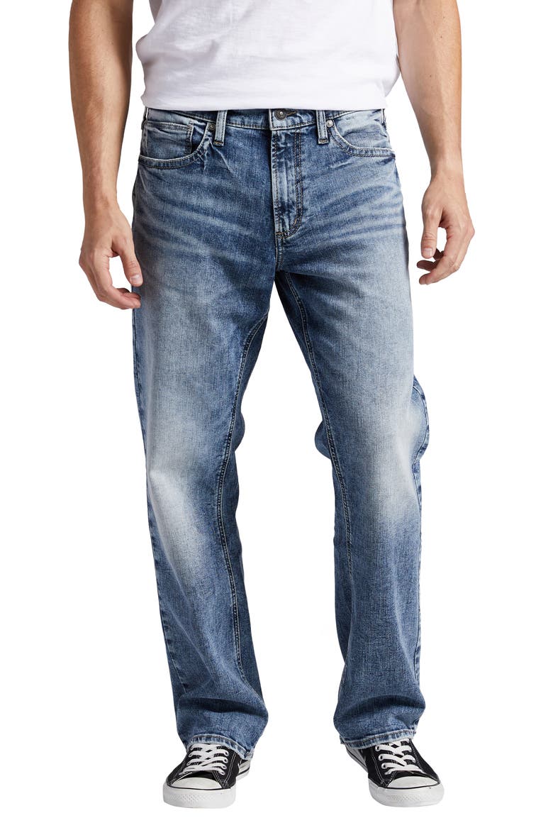 Grayson Classic Fit Straight Leg Jeans, Main, color, INDIGO