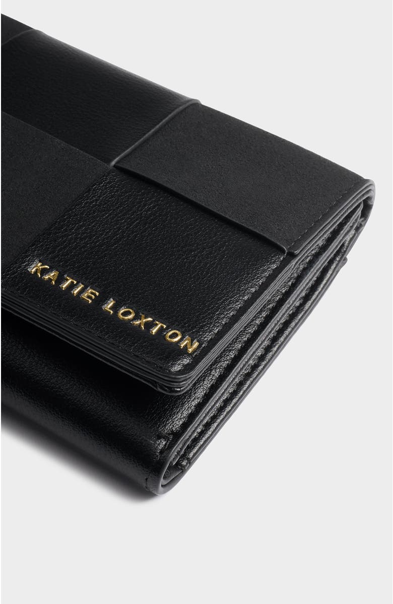 Katie Loxton Taya Woven Purse, Alternate, color, Black