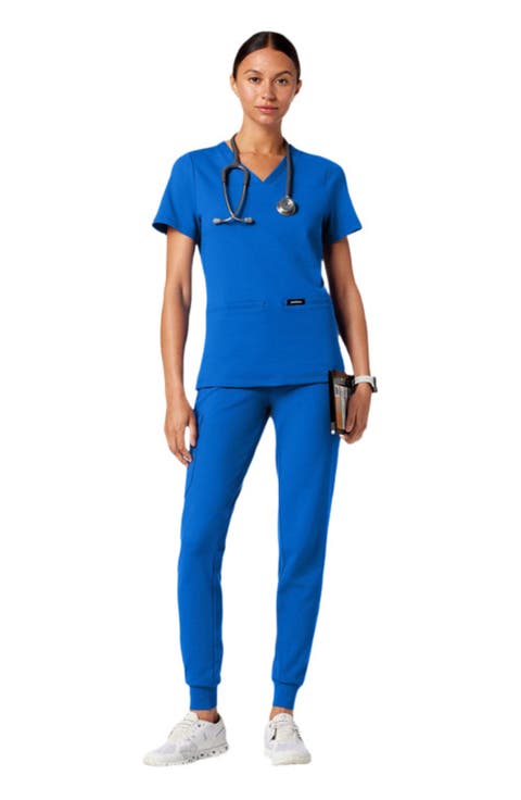 Ceri Women's 6-Pocket Classic Scrub Jacket