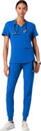 JAANUU Ceri Women's 6-Pocket Classic Scrub Jacket