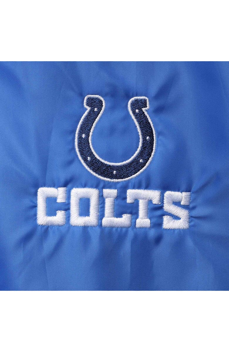 DUNBROOKE Men's Royal Indianapolis Colts Coaches Classic Raglan Full-Snap Windbreaker Jacket, Alternate, color, Royal