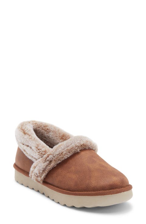 Cozy Up Faux Fur Lined Slipper (Women)