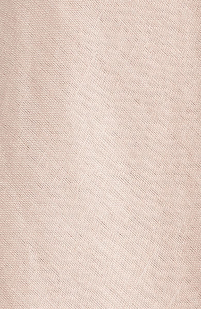 FARM Rio Richelieu Floral Embroidery Linen Slipdress, Alternate, color, Light Pink