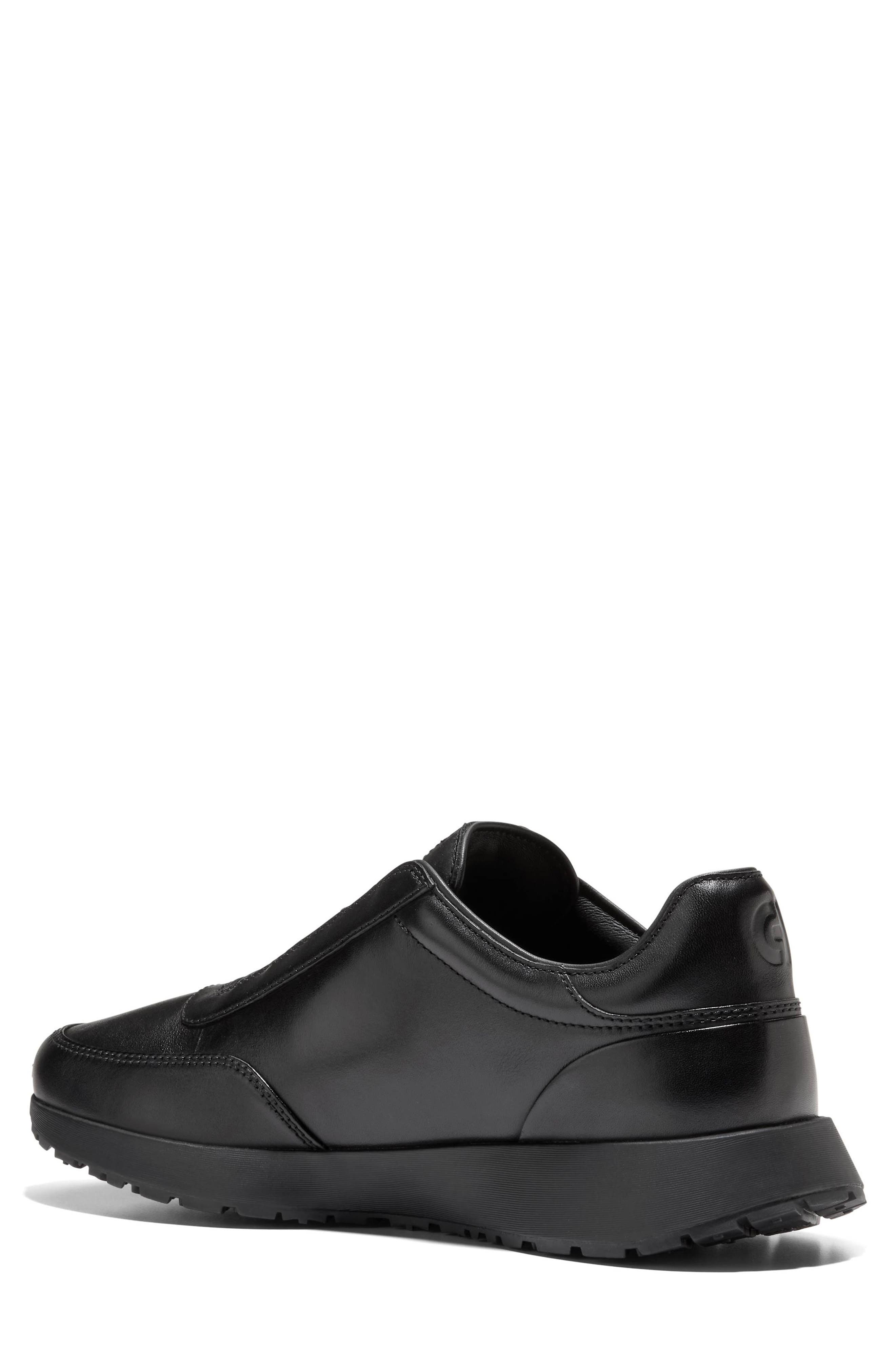 GrandPro Luxe Mile Slip-On Sneaker, Alternate, color, BLACK / BLACK / BLACK