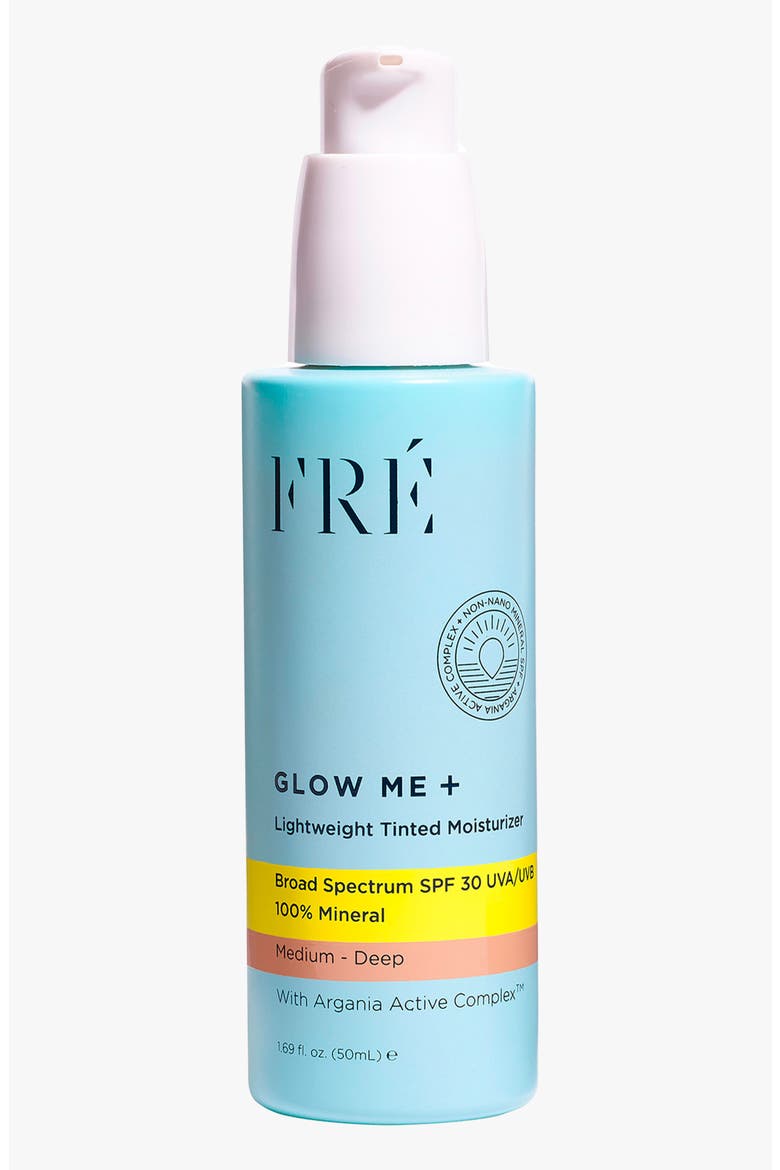 GLOW ME + Tinted Mineral SPF 30 Moisturizer, Main, color, Medium - Deep Brown