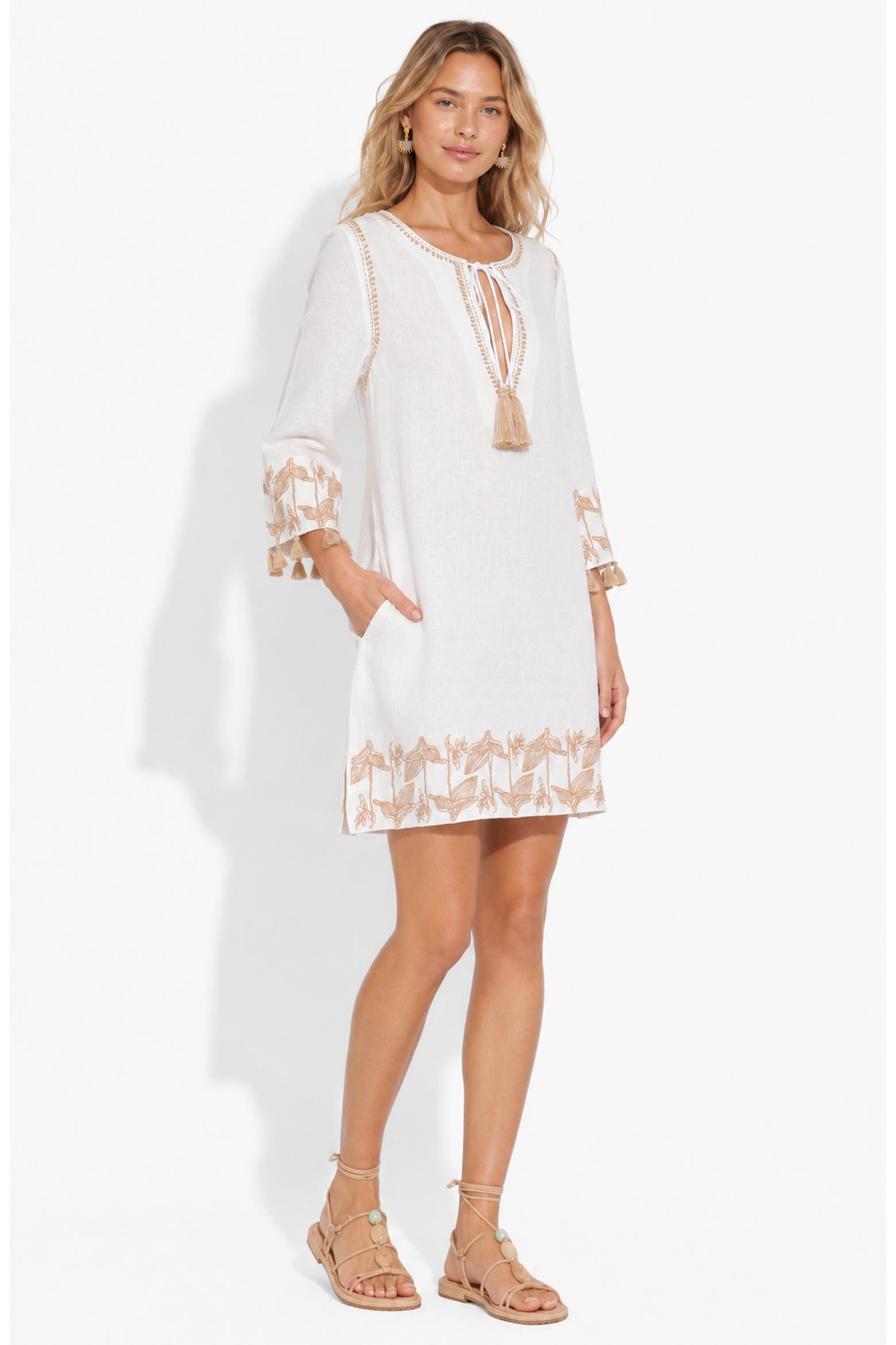 Calipso Colocr Calypso St. Barth Nina Tunic (Women) | Nordstrom