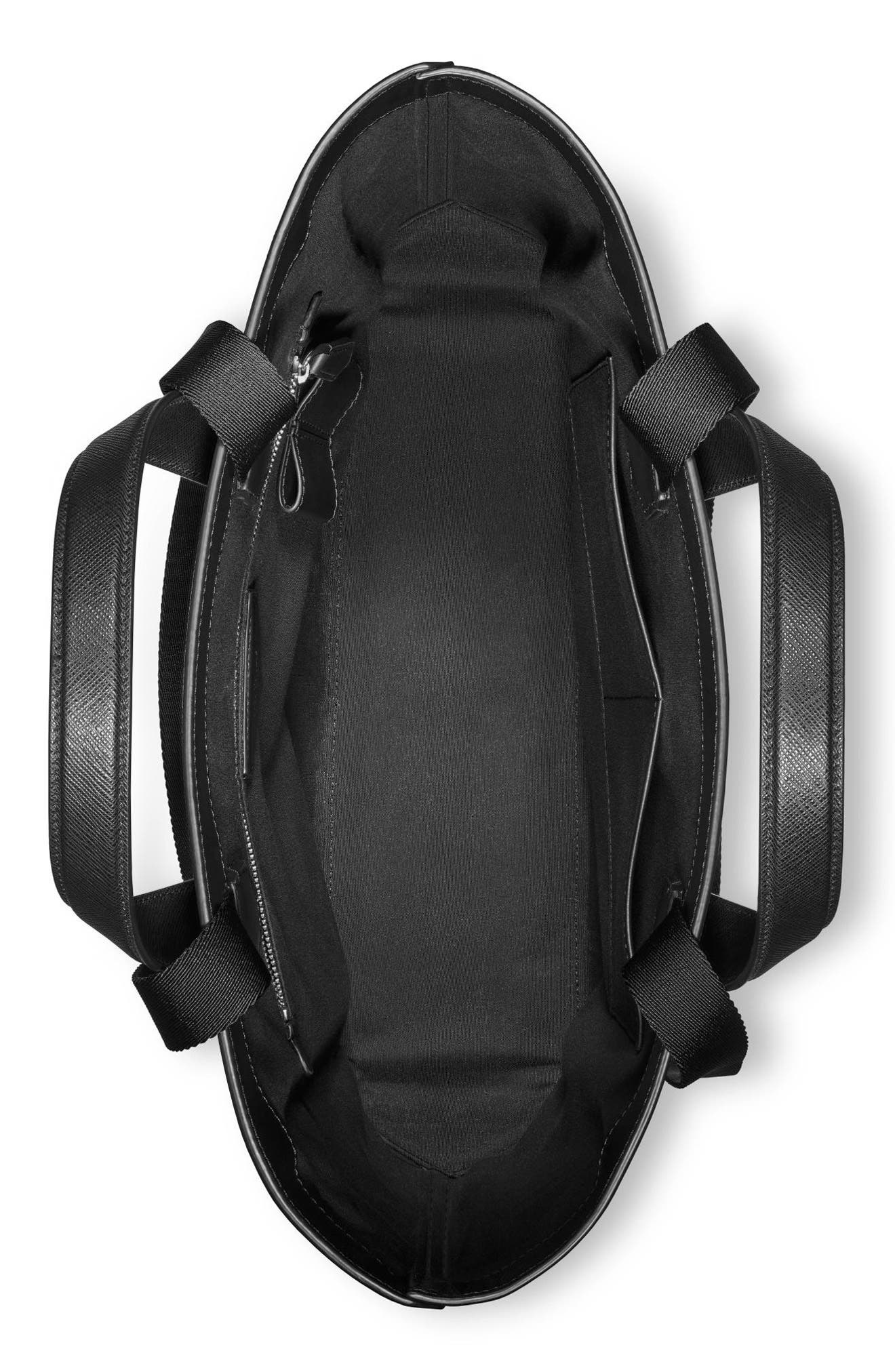 Montblanc Sartorial Vertical Leather Tote, Alternate, color, 