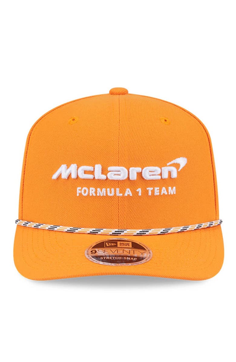 New Era Men's New Era  Orange McLaren F1 Team Multi-Rope 9SEVENTY Stretch-Snap Hat, Alternate, color, 