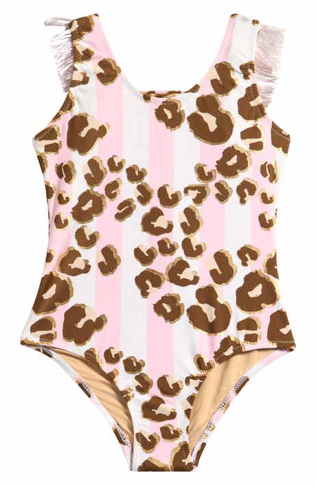 Shade Critters Kids' Fringe Metallic One-Piece Swimsuit
