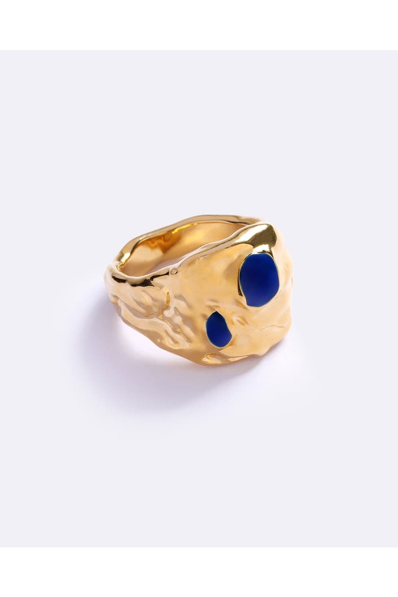 Waves Ring, Main, color, BLUE GLOW