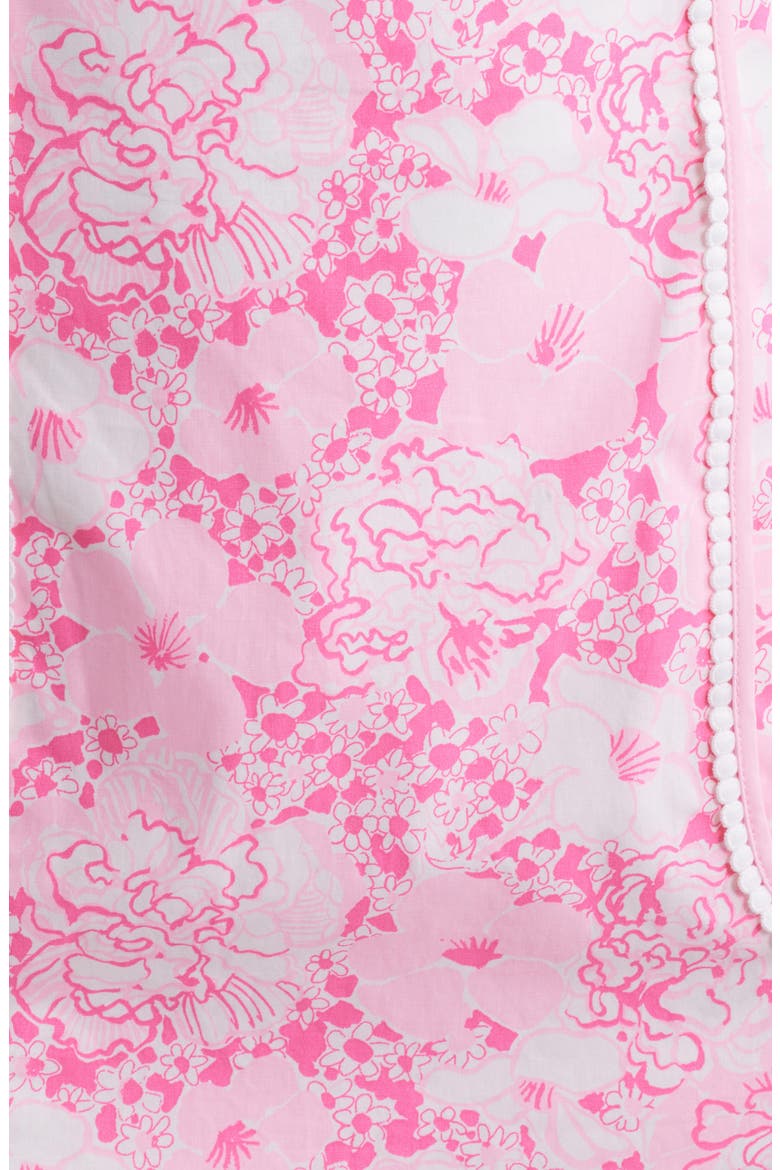 Adetta Floral Print Sheath Dress, Alternate, color, CONCH SHELL PINK BURST OF JOY