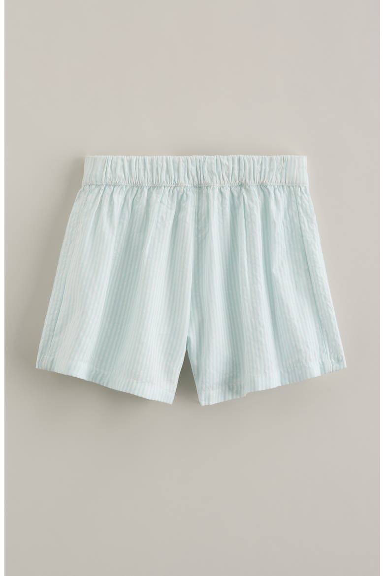 Kids' Flutter Shorts, Alternate, color, BLUE OMPHALODES WINNIE STRIPE