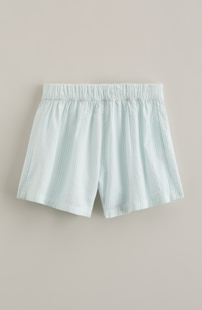 Nordstrom Kids' Flutter Shorts, Alternate, color, Blue Omphalodes Winnie Stripe