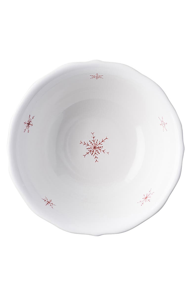 Juliska Country Estate Winter Frolic Ruby Cereal/Ice Cream Bowl, Alternate, color,