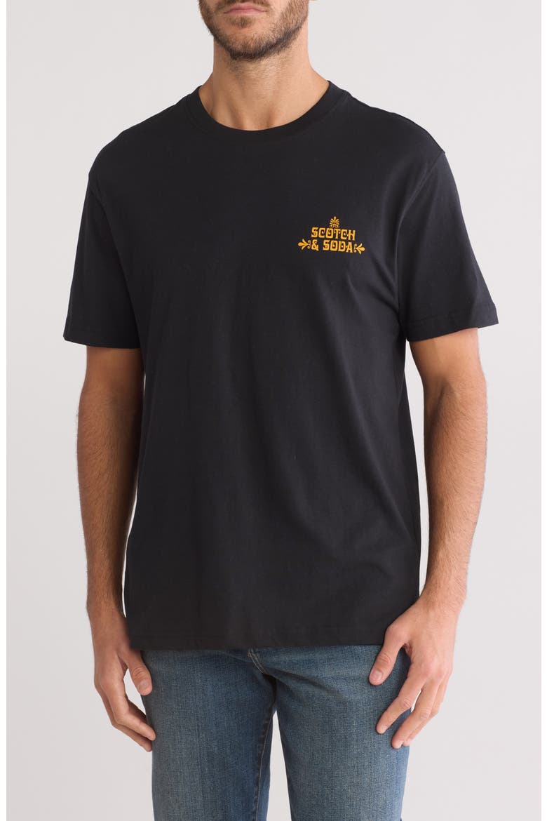 Logo Graphic T-Shirt, Main, color, BLACK