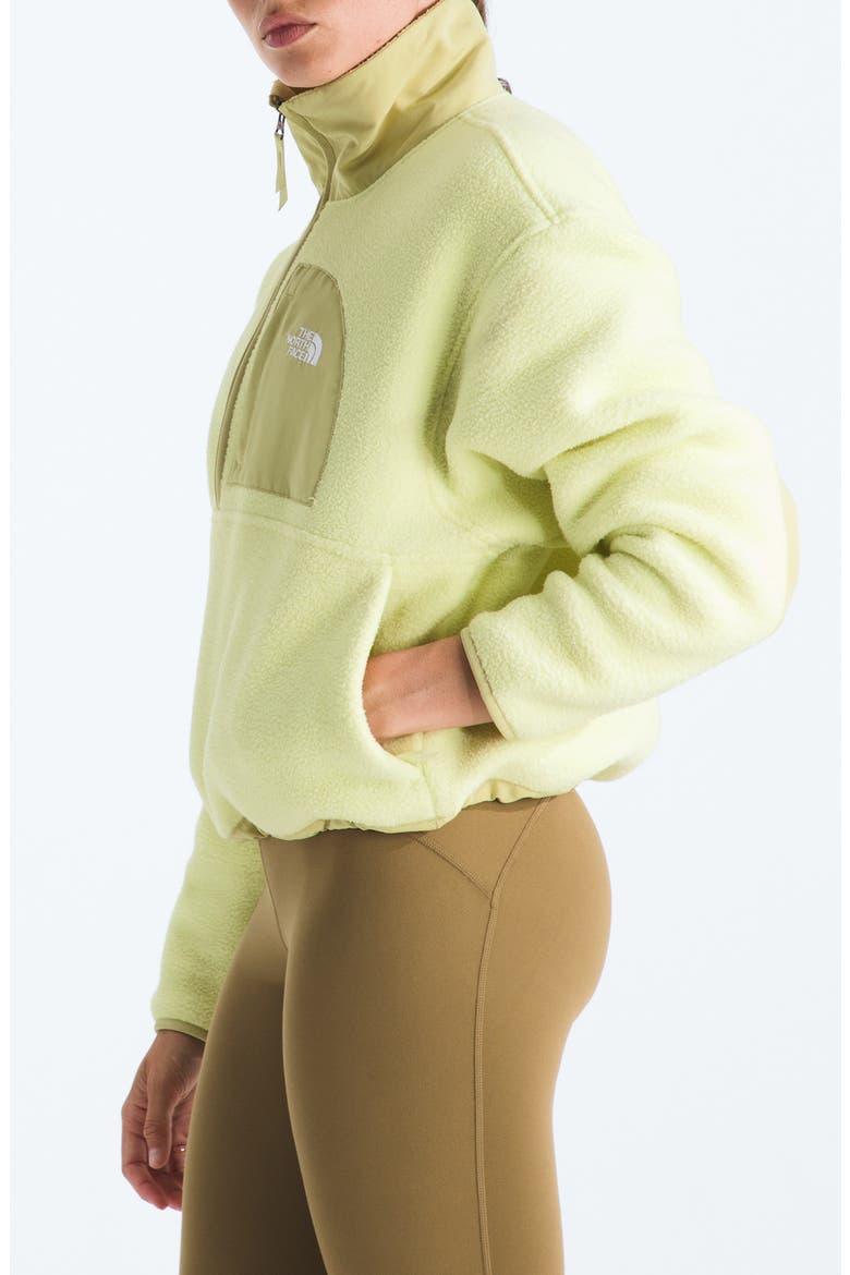 Yumiori Off Peak Recycled Fleece Pullover, Alternate, color, LEMON MIST/ PEAR