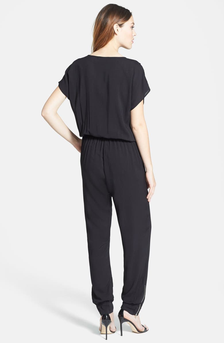 Olivia Moon Wrap Top Jumpsuit, Alternate, color,
