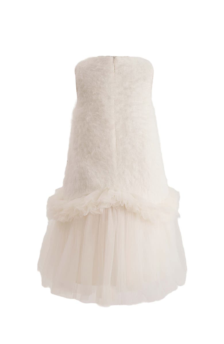 Tulleen Sparkle Tulle Dress, Alternate, color, Cream