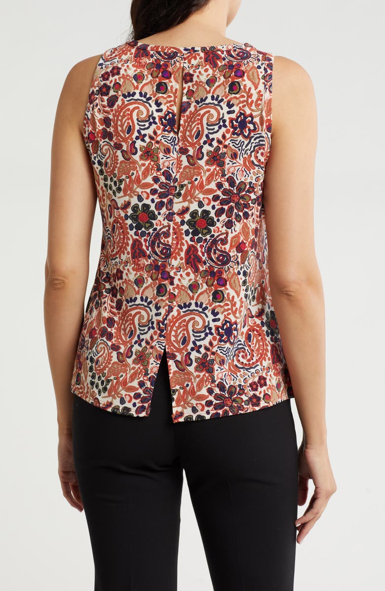 Vince Camuto Paisley Knit Tank, Alternate, color,