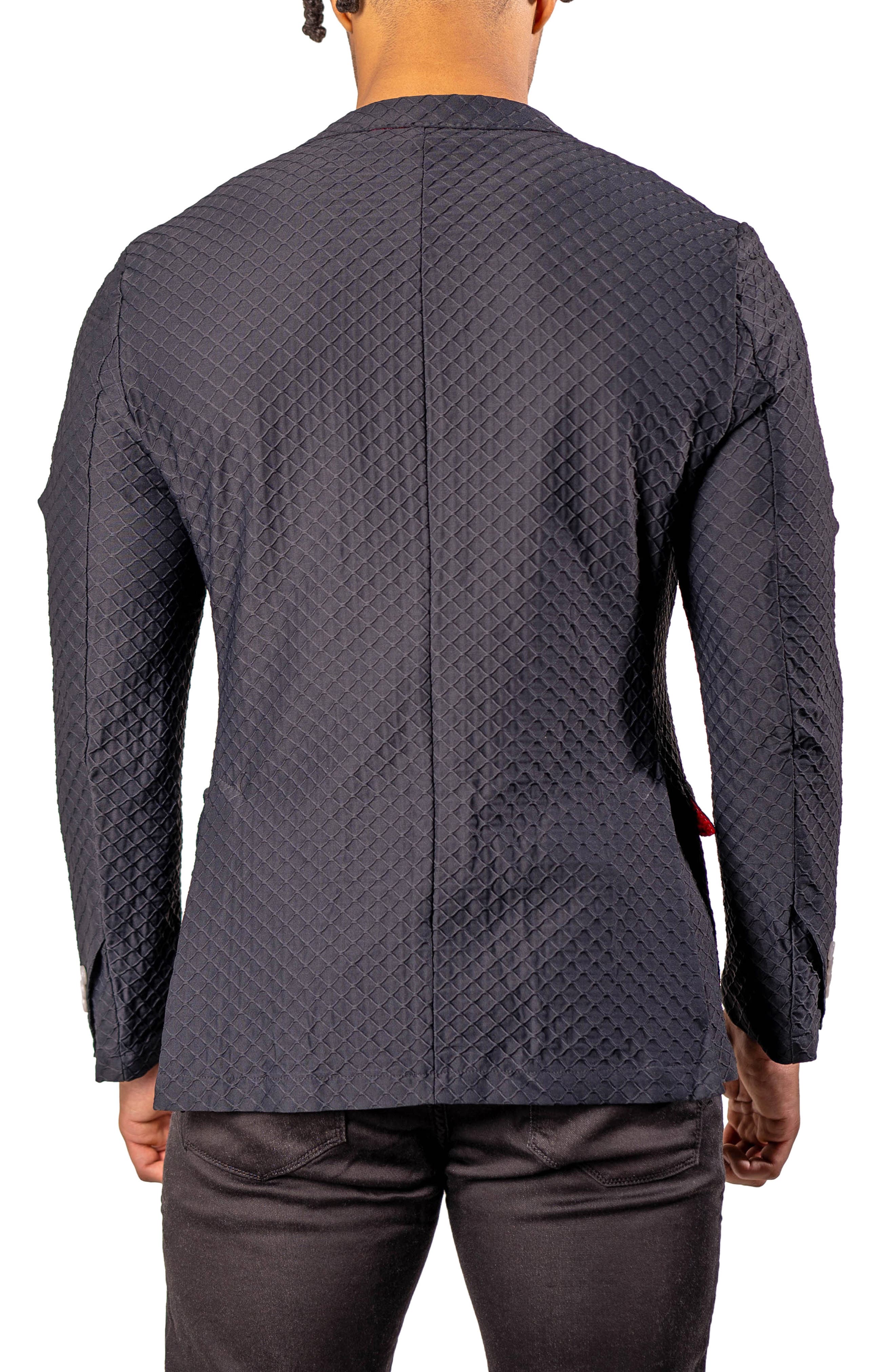 Unconstructed Stretch Black Blazer - image 2