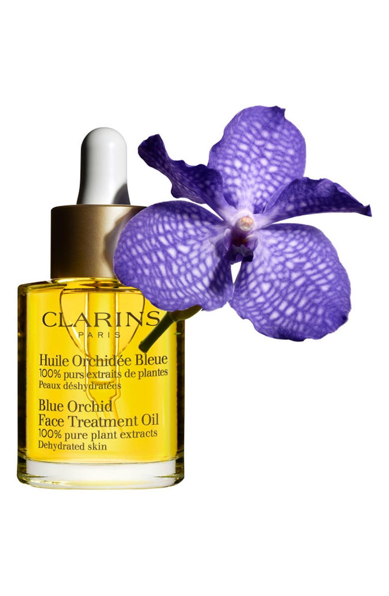 Clarins Blue Orchid Face Treatment Oil, Alternate, color,