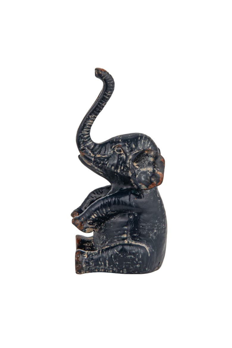 Pewter Elephant Ring Holder, Alternate, color, Bronze