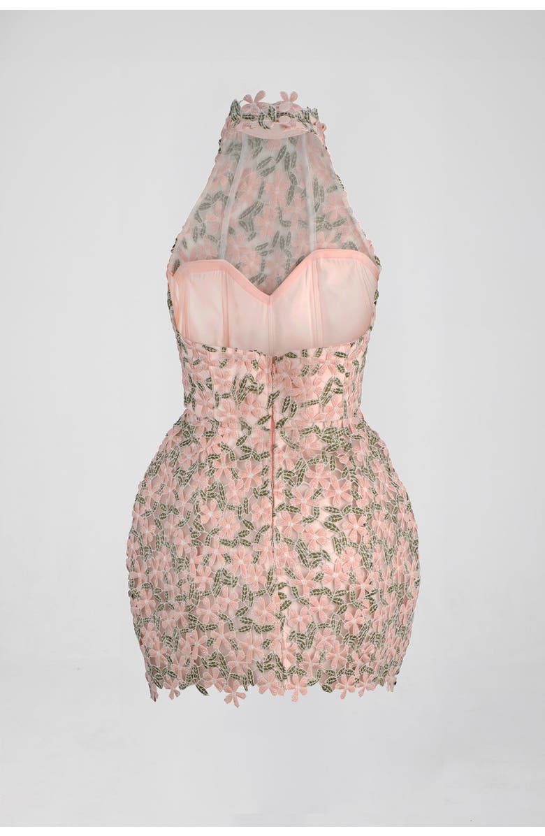 AtoÌr Aida Mini Dress, Alternate, color, Pink/Green