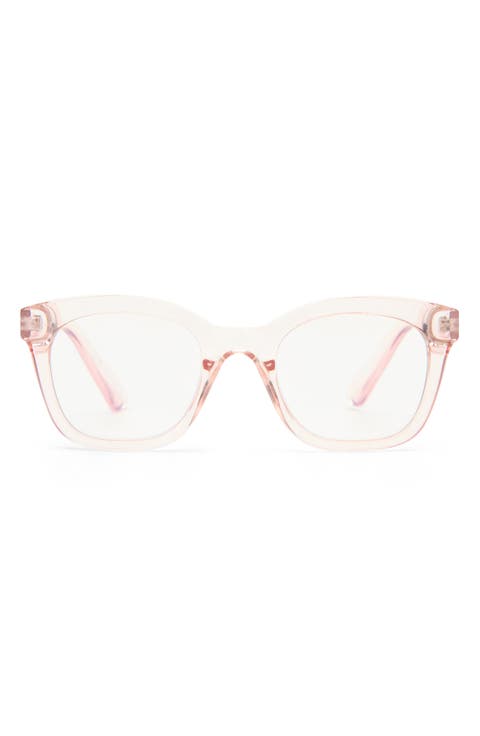 The Beatrix 48mm Square Blue Light Blocking Reading Glasses