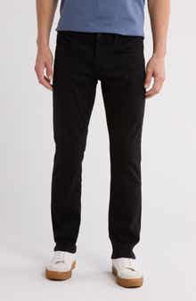 Hudson Jeans Black Stretch Slim Fit Stretch Leg Jeans