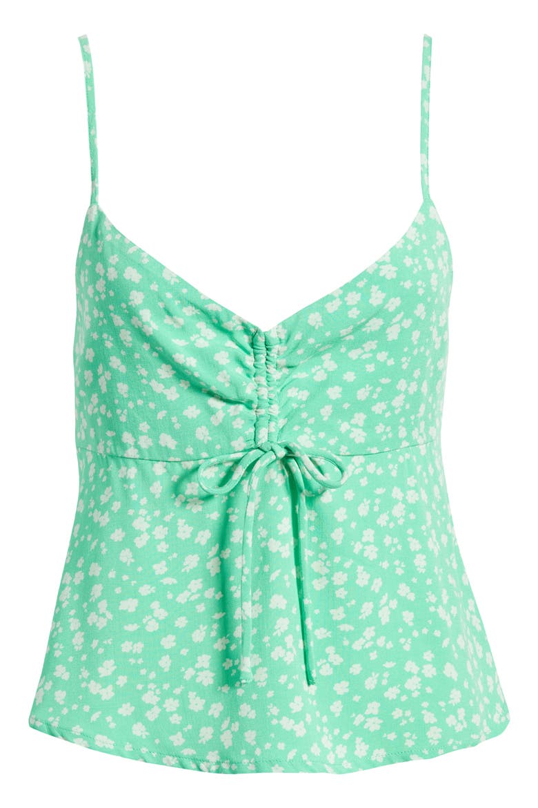 Surf Side Floral Camisole, Alternate, color, LIGHT GREEN