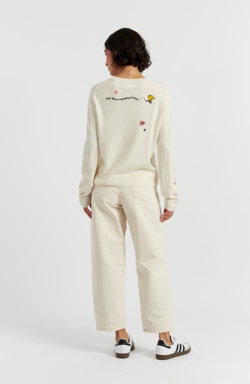 Chinti & Parker Wool Cashmere Peanuts Original Sweater In Neutral