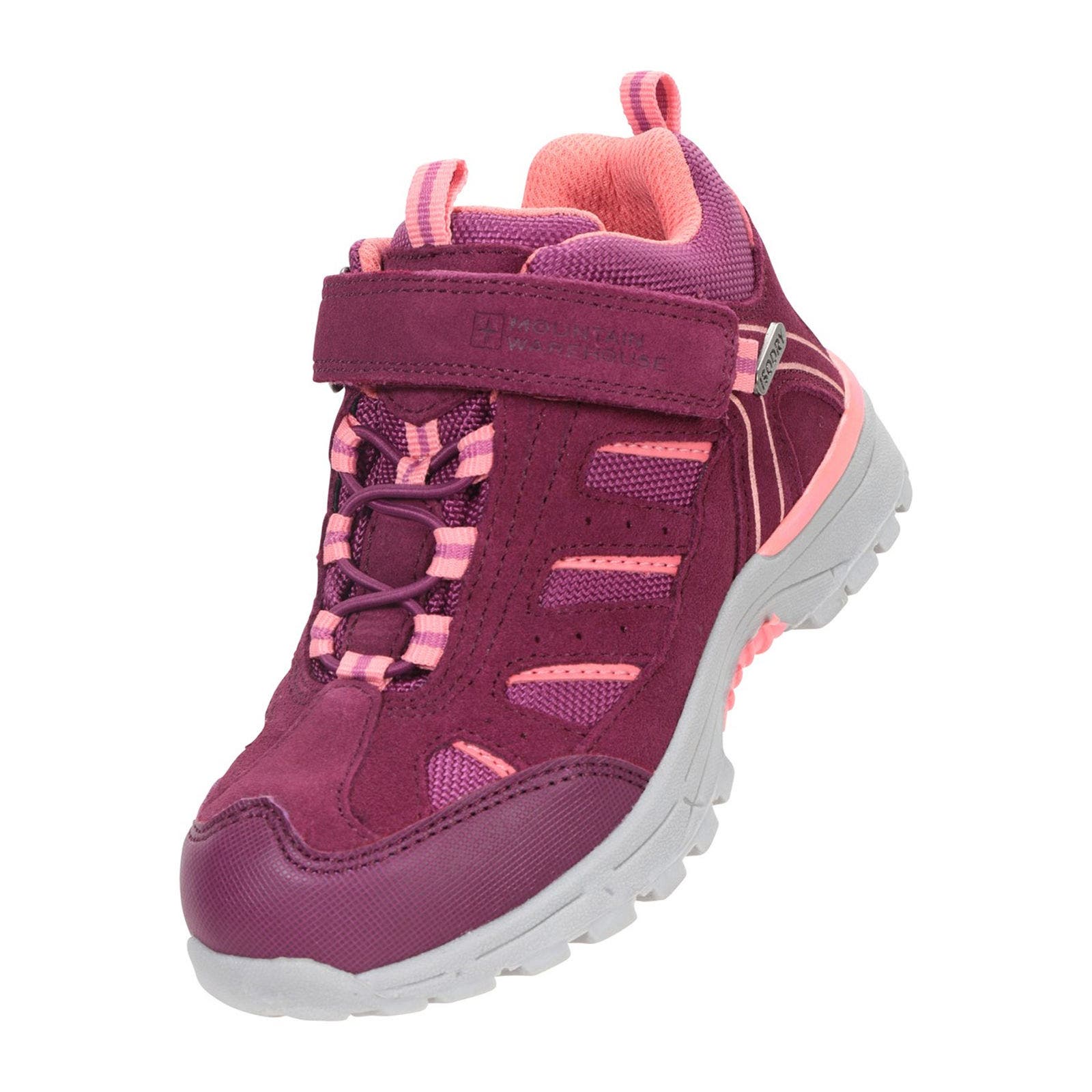 Childrens/Kids Drift Waterproof Walking Boots, Main, color, Berry