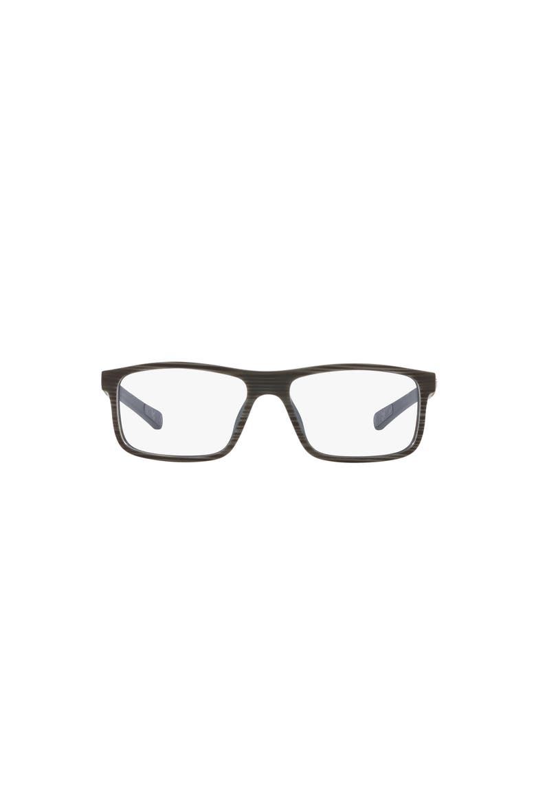 55mm Rectangle optical glasses, Alternate, color, Silver