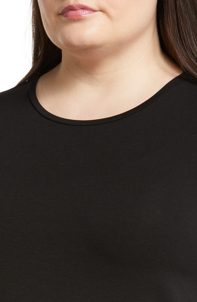 Eileen Fisher Crewneck Jersey Top, Alternate, color, 