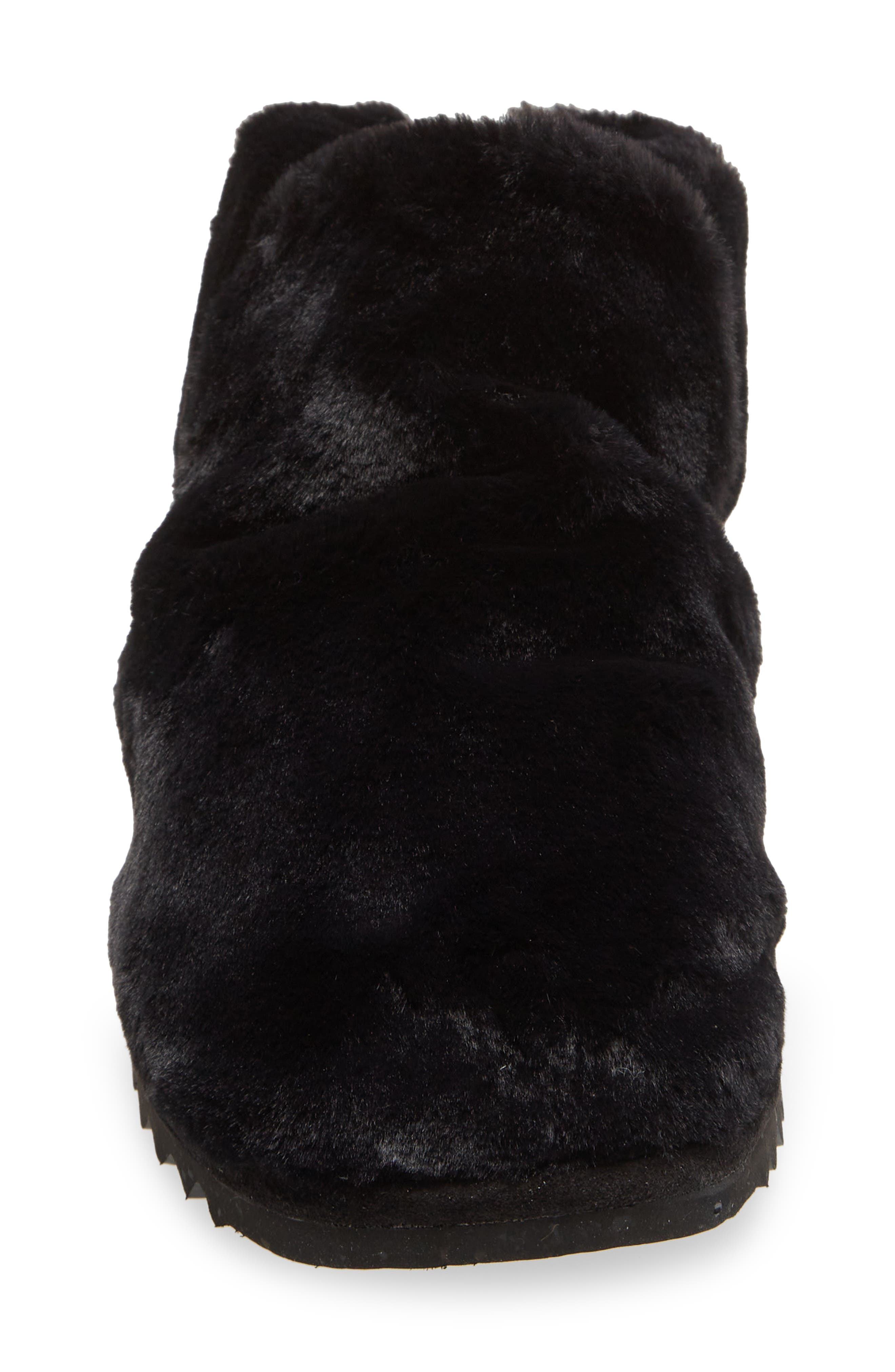 rag & bone Eira Faux Fur Bootie Slipper, Alternate, color, 