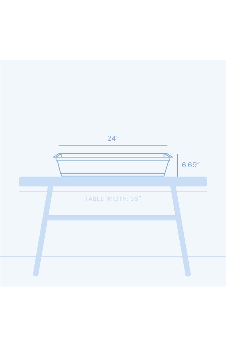 Bloem 24" Dura Cotta Window Box Planter, Living Green, Alternate, color, Green