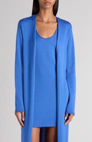 TOM FORD Seamless Long Merino Wool Blend Cardigan