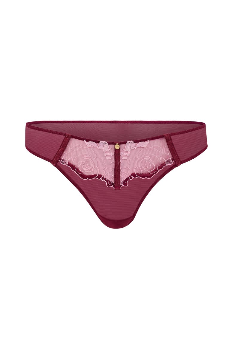 Rosita Brazilian Panties, Alternate, color, Dark purple